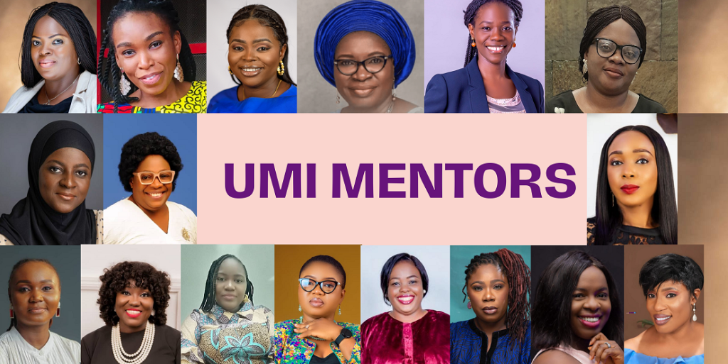 Faces of outstanding women who are serving as mentors with the UMI mentorship program.